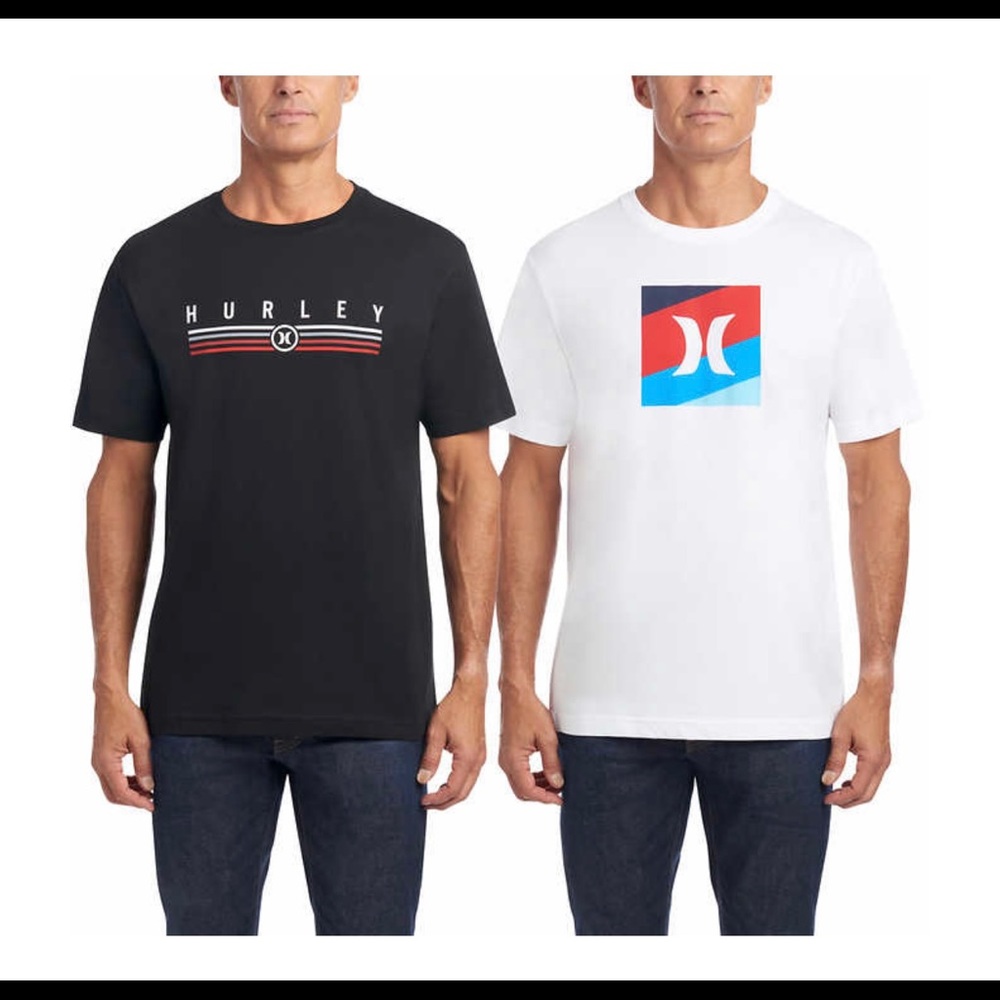 HURLEY graphic tee 2 pack